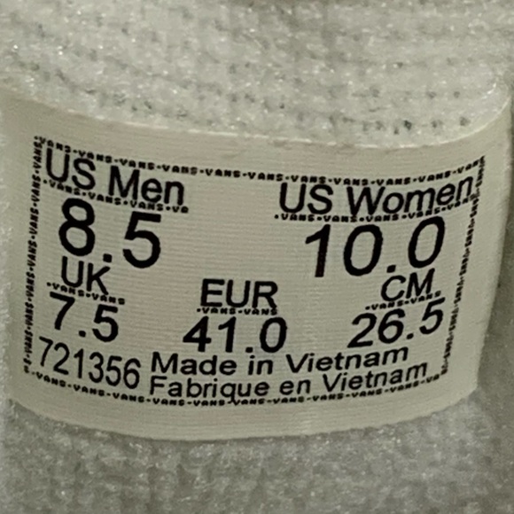 [BRAND NEW] VANS KNU STACK WHITE MULTI-COLOR LACES WOMENS SHOES SIZE 10 SNEAKERS - Picture 9 of 9